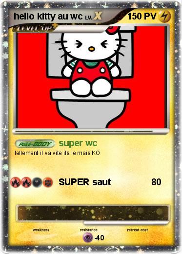 Pokemon hello kitty au wc