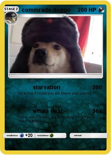 Pokemon commrade doggo