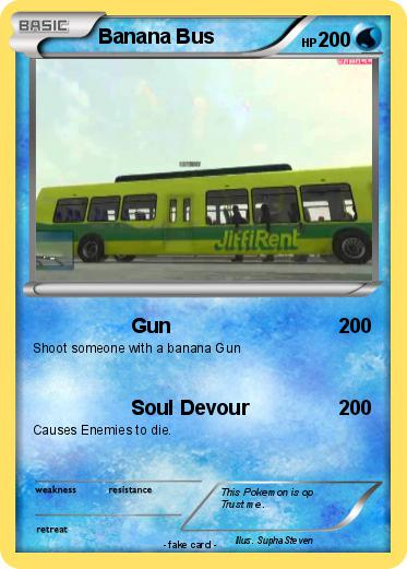 Pokemon Banana Bus