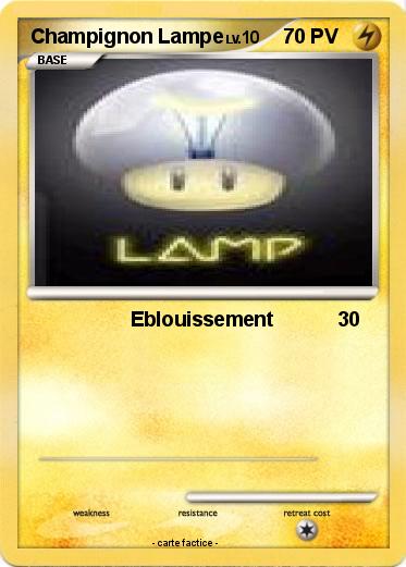 Pokemon Champignon Lampe