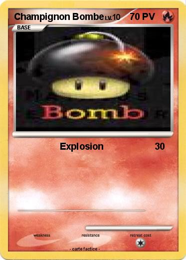 Pokemon Champignon Bombe
