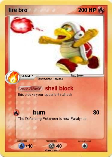 Pokemon fire bro