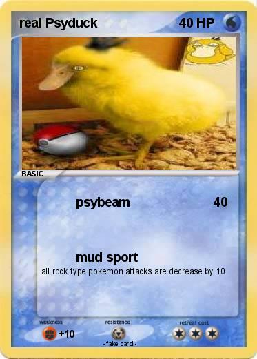 Pokemon real Psyduck