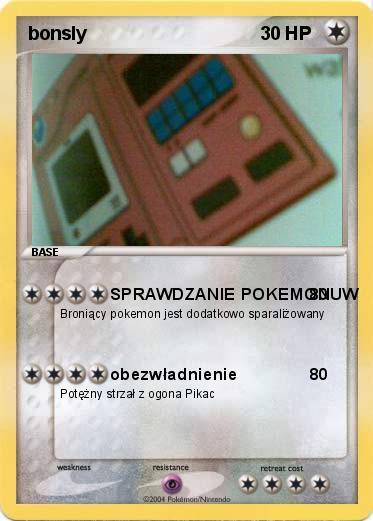 Pokemon bonsly
