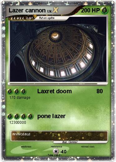 Pokemon Lazer cannon