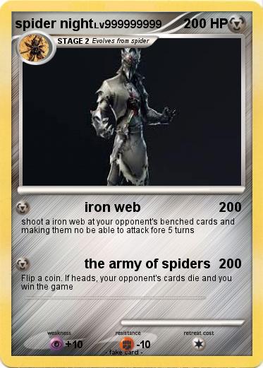 Pokemon spider night
