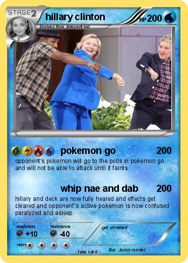 Pokemon hillary clinton