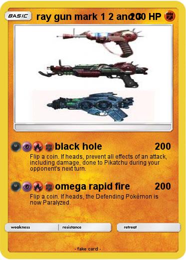 Pokemon ray gun mark 1 2 and 3