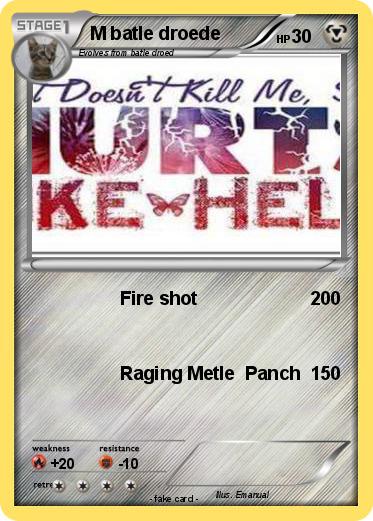 Pokemon M batle droede