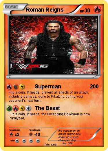 Pokemon Roman Reigns
