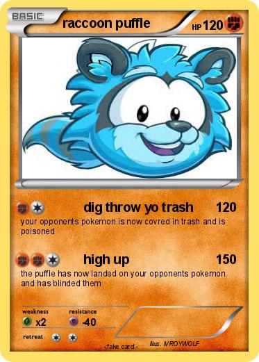 Pokemon raccoon puffle