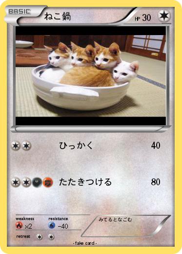 Pokemon ねこ鍋