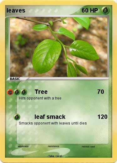Pokemon leaves