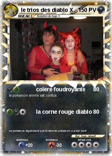 Pokemon le trios des diablo X