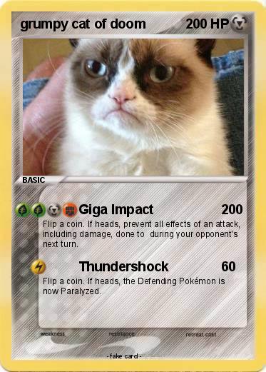 Pokemon grumpy cat of doom