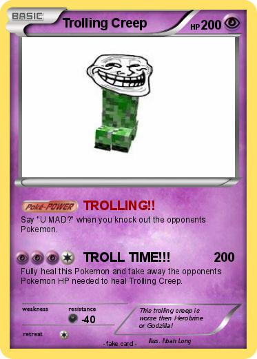 Pokemon Trolling Creep