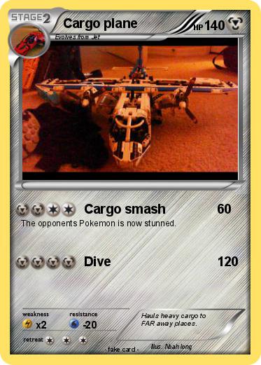 Pokemon Cargo plane