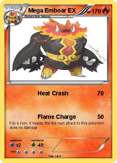 Pokemon Mega Emboar EX