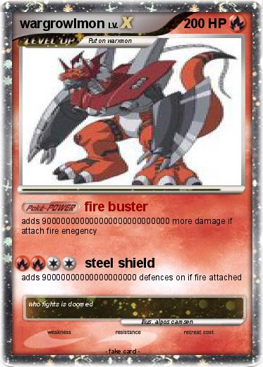 Pokemon wargrowlmon
