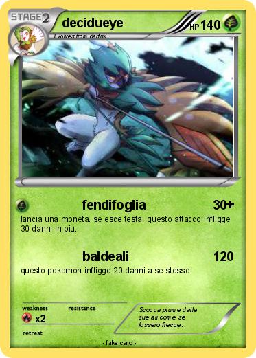 Pokemon decidueye