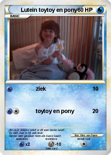 Pokemon Lutein toytoy en pony