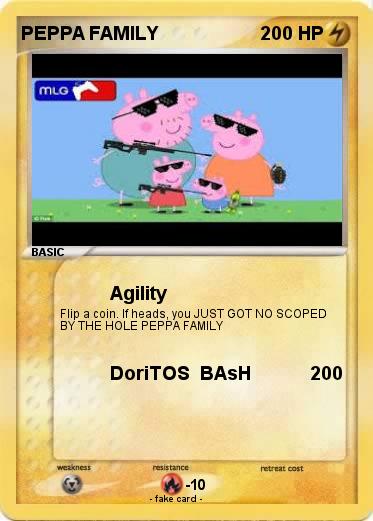 Pokemon PEPPA FAMILY