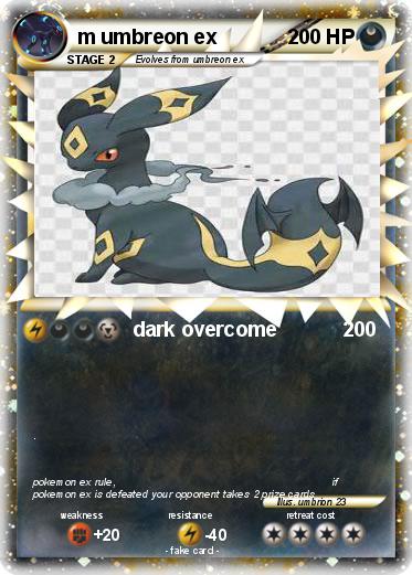 Pokemon m umbreon ex