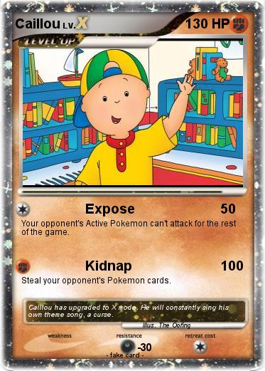 Pokemon Caillou