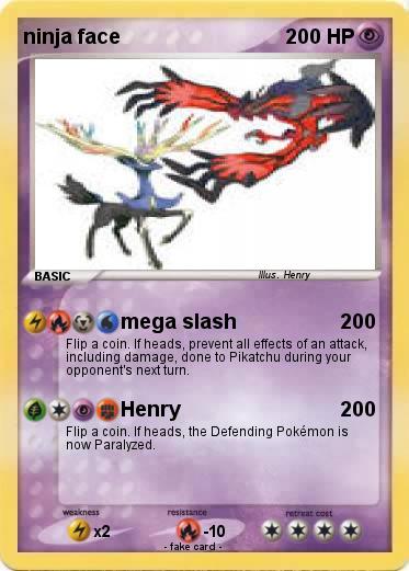 Pokemon ninja face