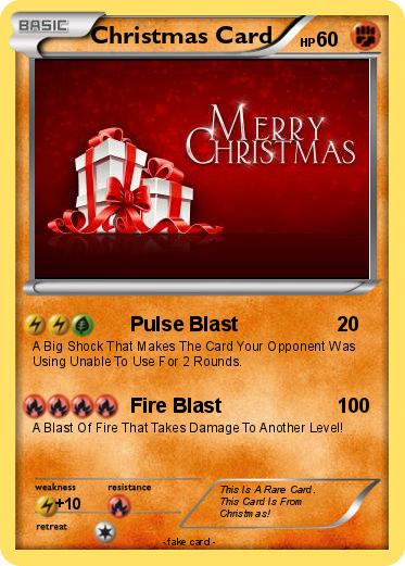 Pokemon Christmas Card
