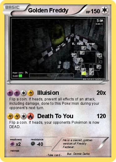 Pokemon Golden Freddy