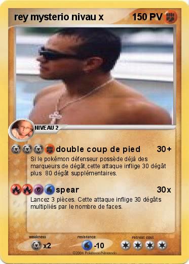 Pokemon rey mysterio nivau x 