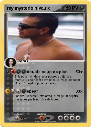 Pokemon rey mysterio nivau x 