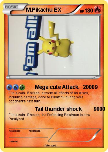 Pokemon M.Pikachu EX