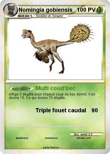 Pokemon Nomingia gobiensis