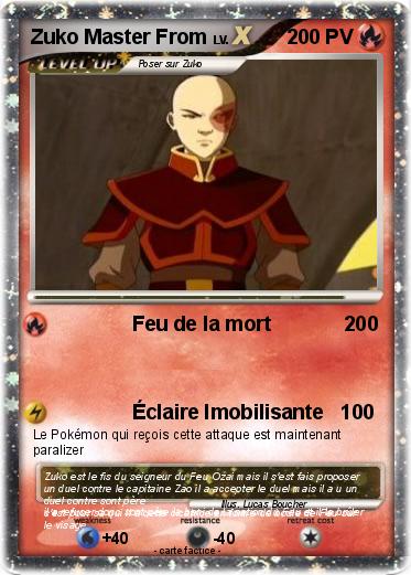 Pokemon Zuko Master From