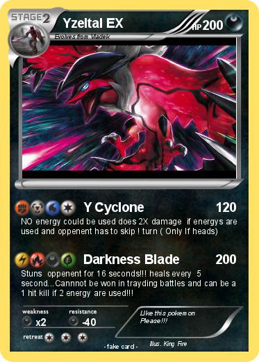 Pokemon Yzeltal EX