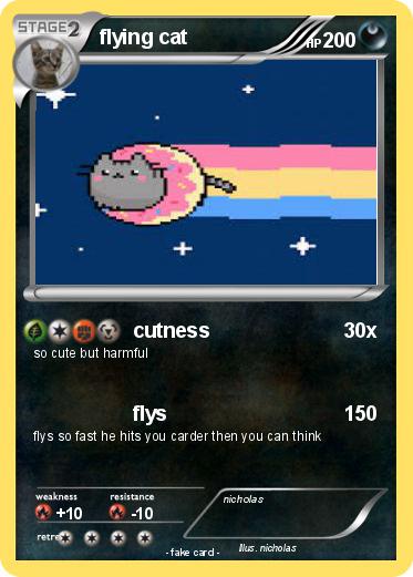 Pokemon flying cat