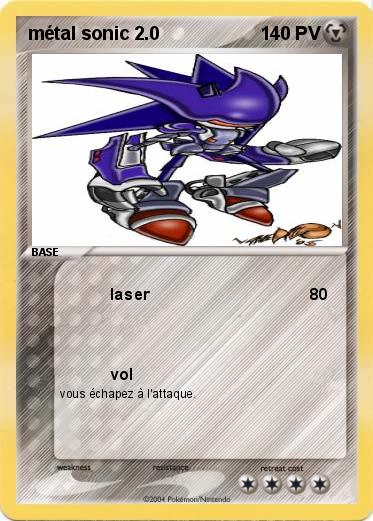 Pokemon métal sonic 2.0