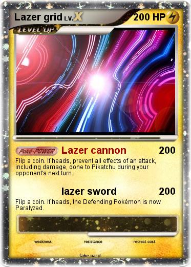 Pokemon Lazer grid