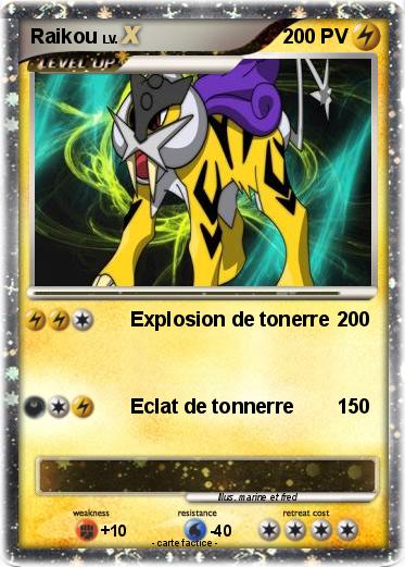 Pokemon Raikou