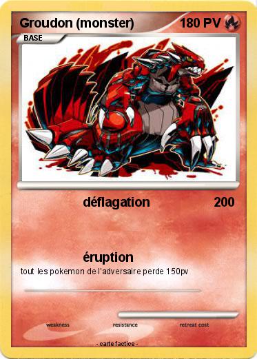 Pokemon Groudon (monster)