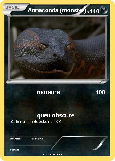 Pokemon Annaconda (monster)
