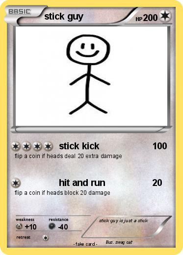 Pokemon stick guy