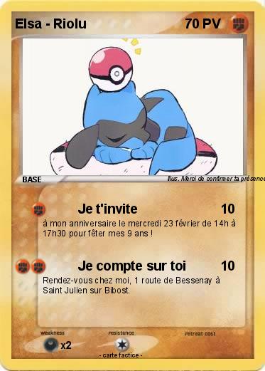 Pokemon Elsa - Riolu