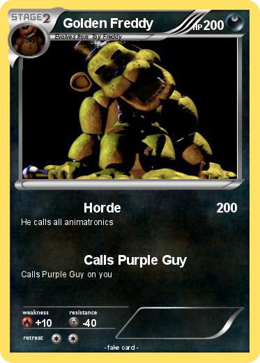Pokemon Golden Freddy