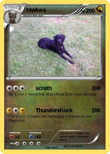Pokemon tawkwa