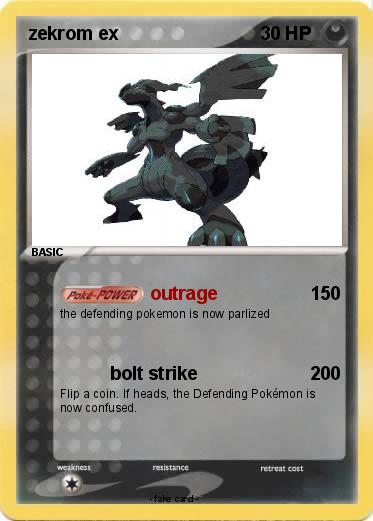 Pokemon zekrom ex