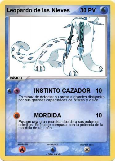 Pokemon Leopardo de las Nieves