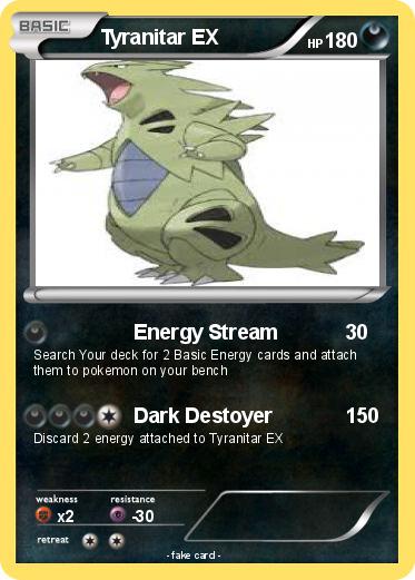Pokemon Tyranitar EX